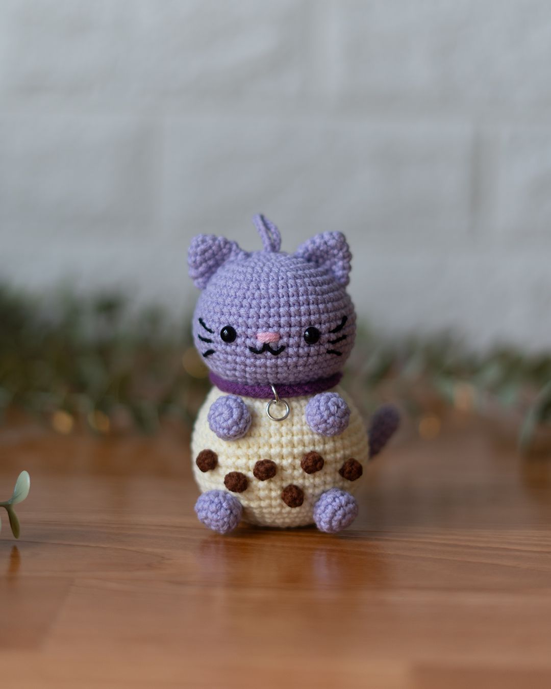 Chibi Boba Cat - Bubble Tea Cat crochet pattern - Amigrumi Doll PDF