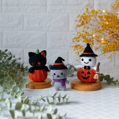 Halloween crochet pattern - Amigrumi Doll PDF