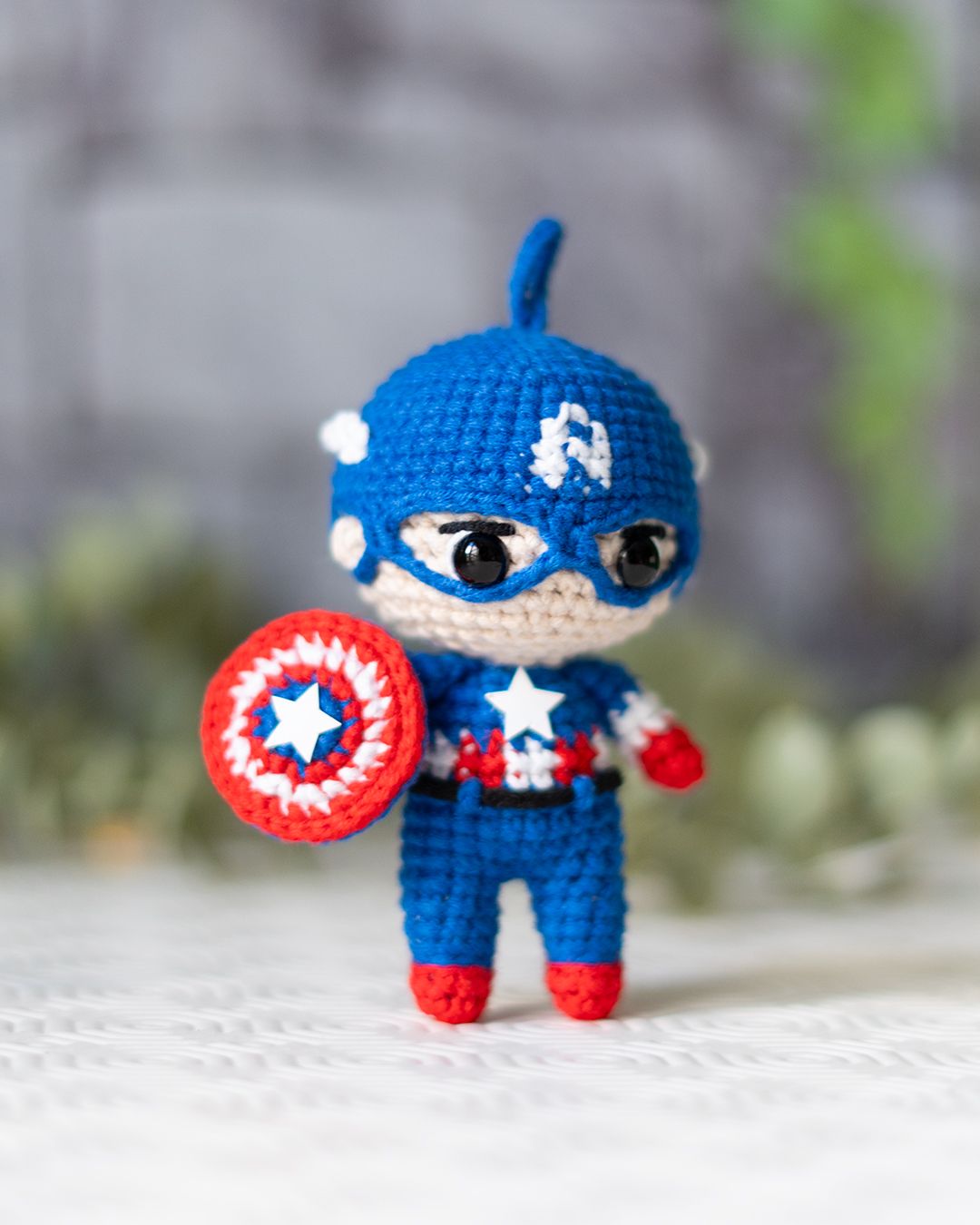 Captain America - Marvel superhero crochet pattern - Amigrumi Doll PDF