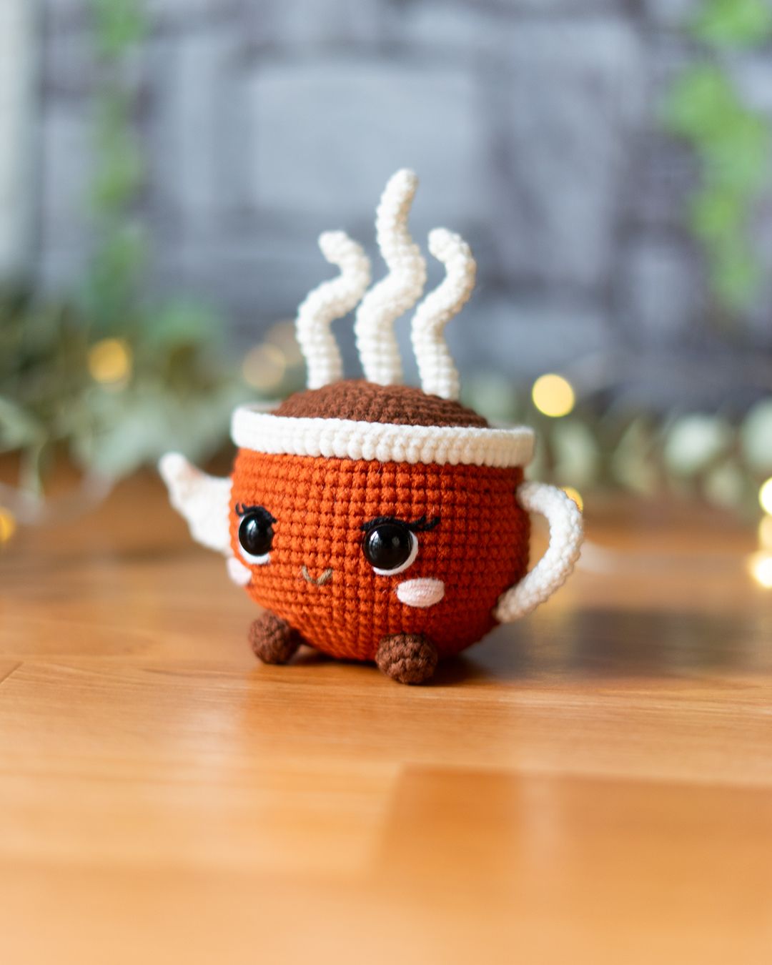Coffee Cup - cute crochet pattern - Amigrumi Doll PDF
