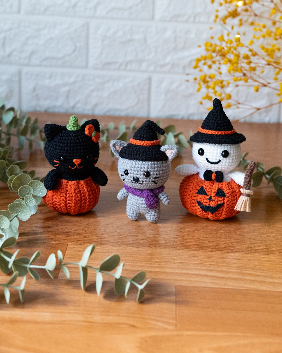 Halloween crochet pattern - Amigrumi Doll PDF