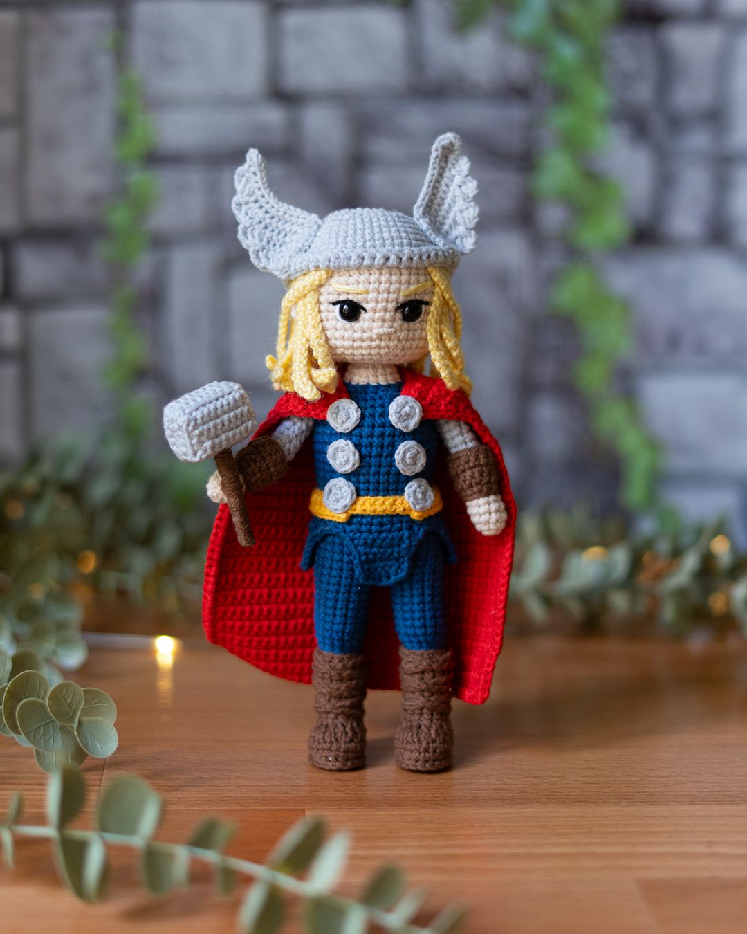 Thor - God of Thunder crochet pattern - Amigrumi Doll PDF