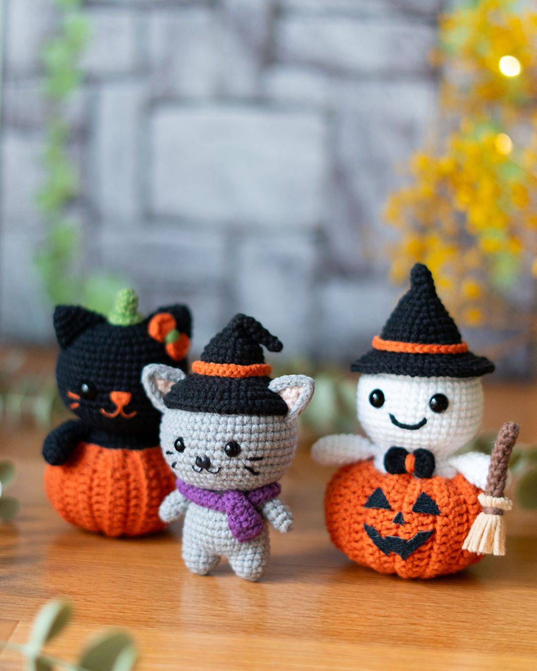 Halloween crochet pattern - Amigrumi Doll PDF