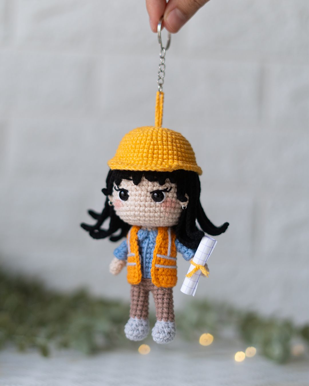 Engineer - Female Engineer crochet pattern - Amigrumi Doll PDF