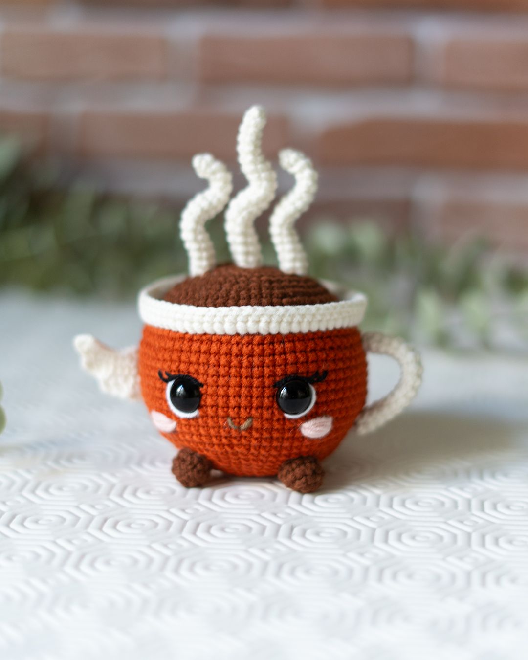 Coffee Cup - cute crochet pattern - Amigrumi Doll PDF
