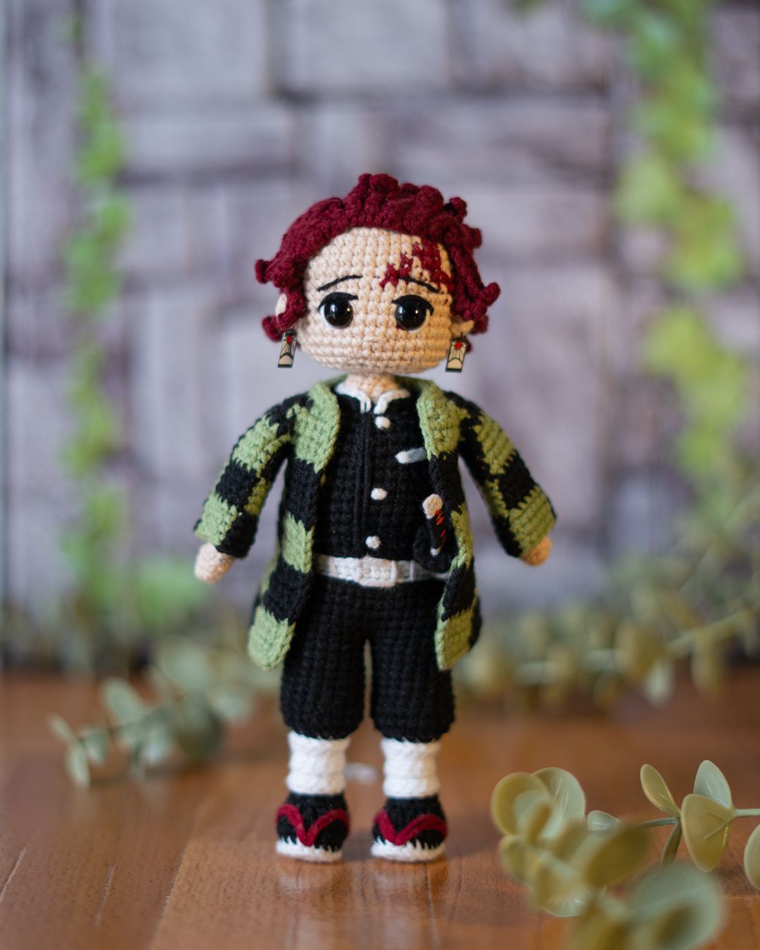 Tanjiro Kamado - Demon Slayer crochet pattern - Amigrumi Doll PDF