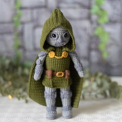 Doctor Doom - Marvel Villain crochet pattern - Amigrumi Doll PDF