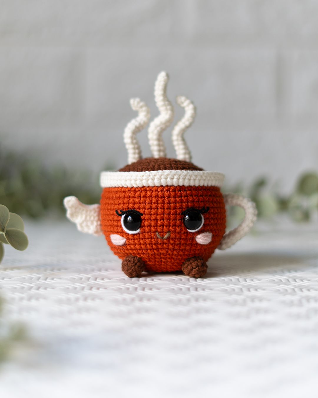 Coffee Cup - cute crochet pattern - Amigrumi Doll PDF