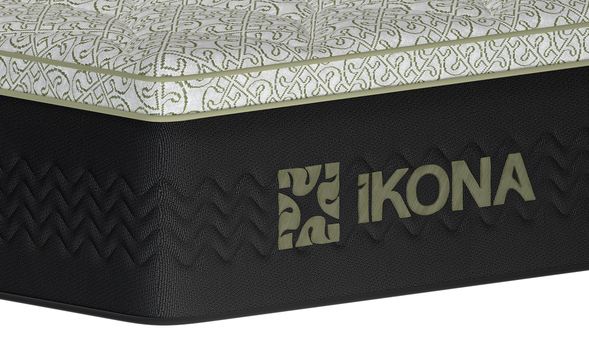 Ikona Borealis 12 Medium mattress close up view of corner