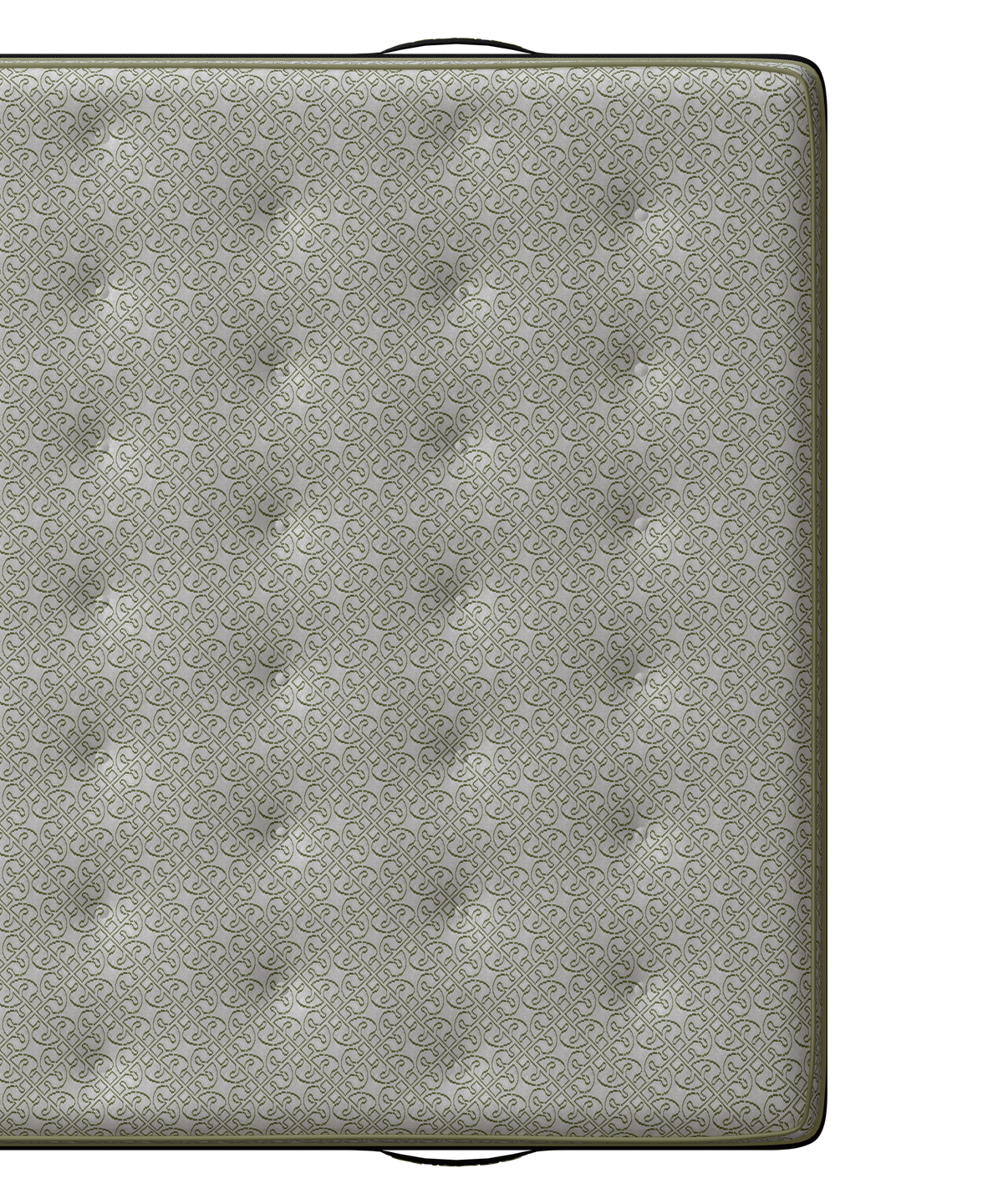 Ikona Borealis 14 Plush mattress close up view of mattress top from above