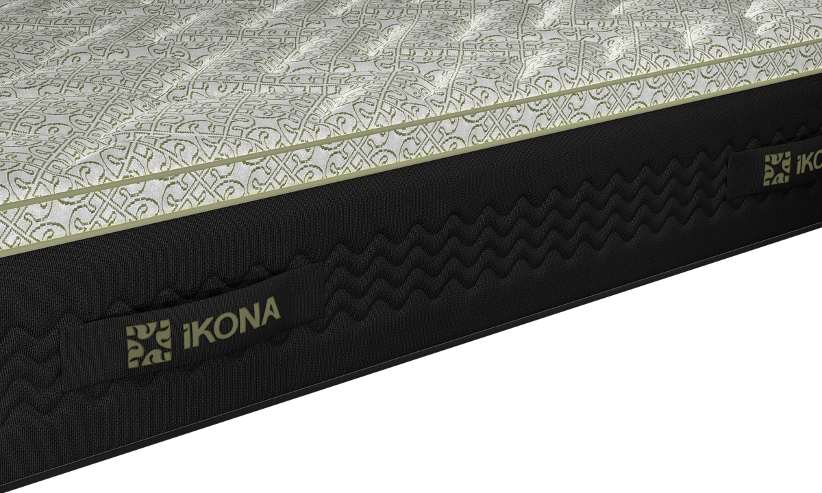 Ikona Borealis 12 Medium mattress close up view of handles