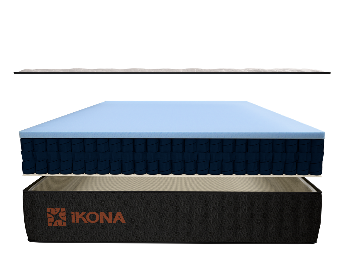 Ikona Térrava 10 Firm mattress front view of layers