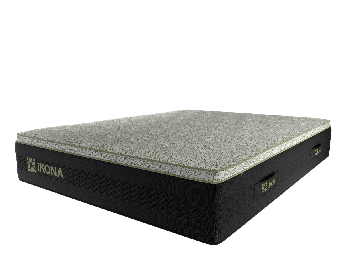Ikona Borealis 14 Plush mattress 3/4 angle view