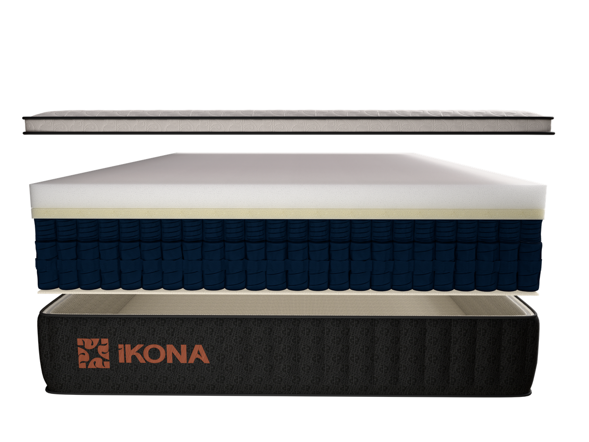 Ikona Térrava 14 Plush mattress front view of layers