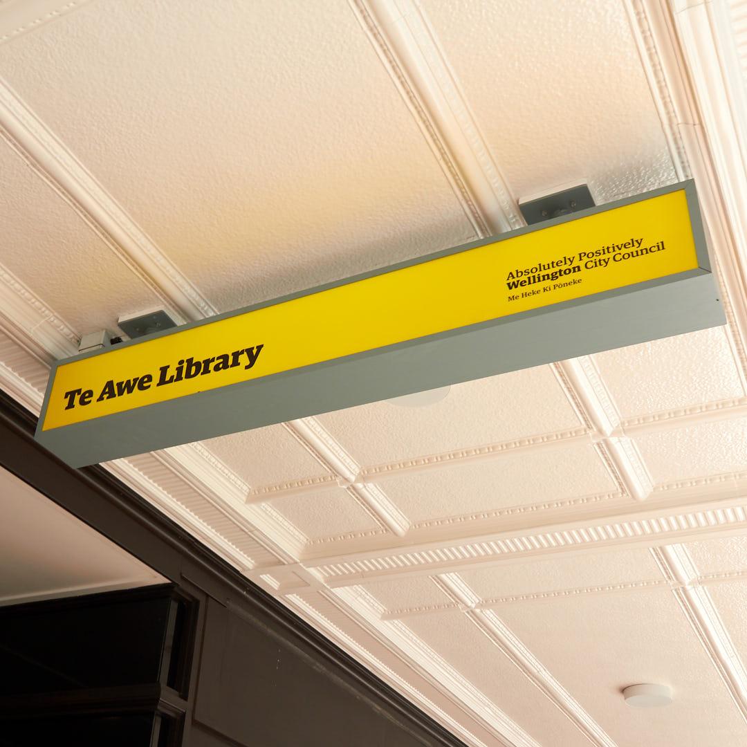 ウェリントンの図書館