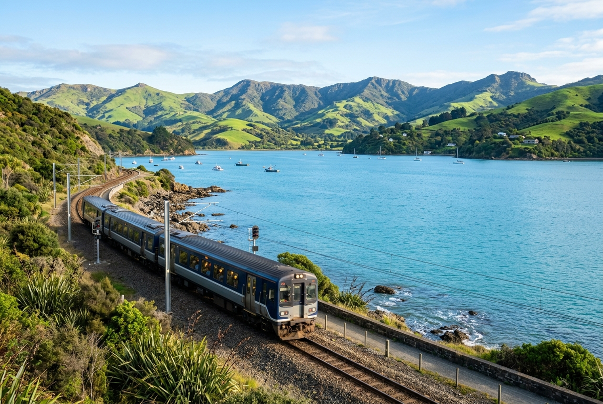 Metlink commuter train in Wellington