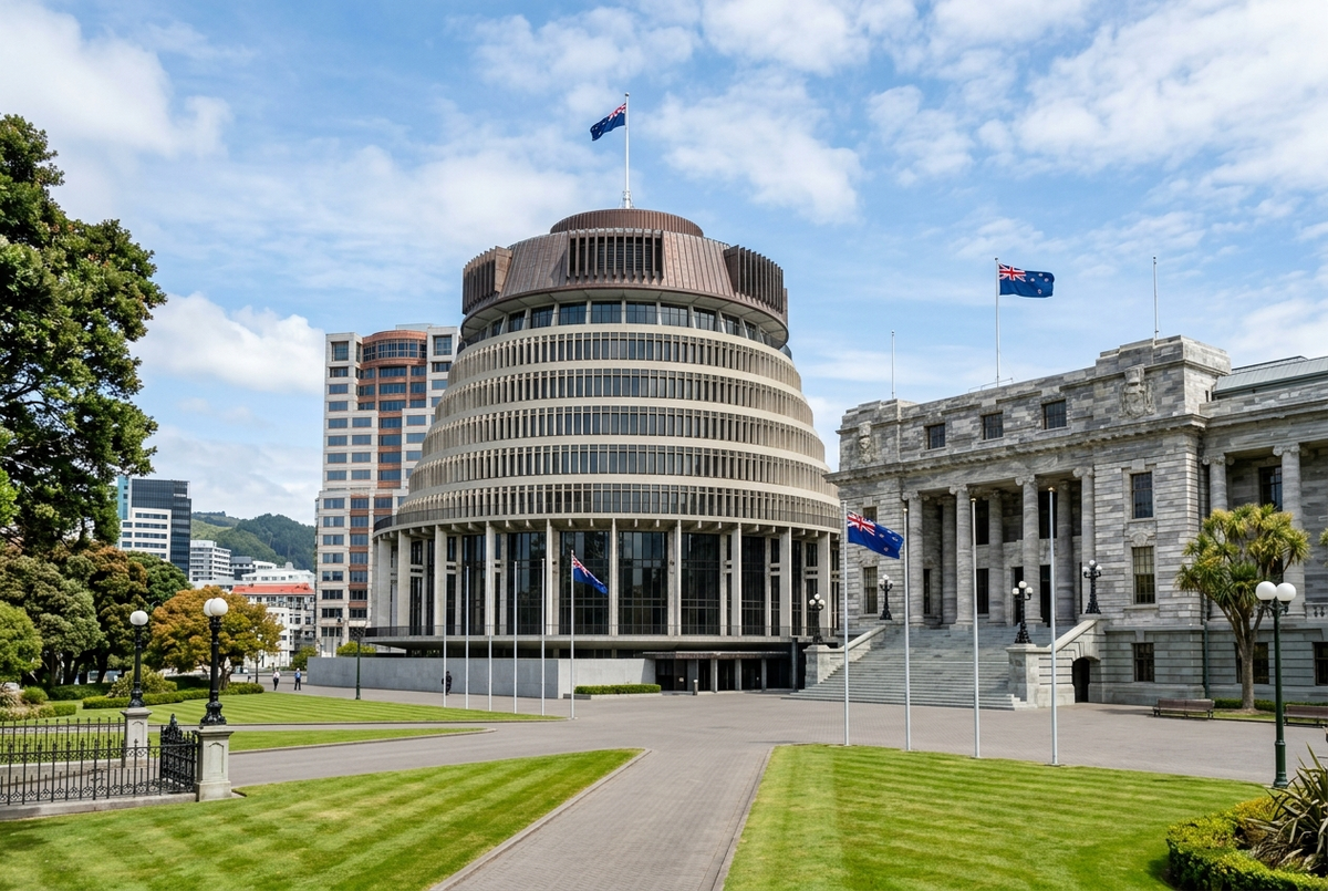 ウェリントンの国会議事堂ビーハイブ / The Beehive, Wellington