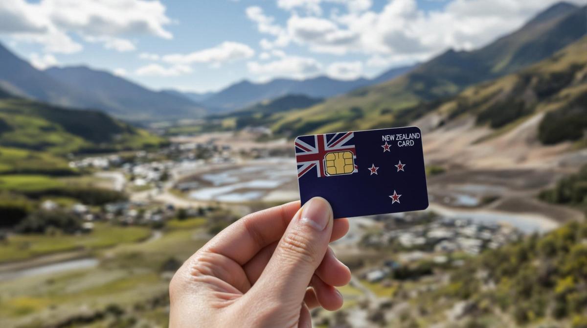 New Zealand SIM card and mobile phone with connectivity