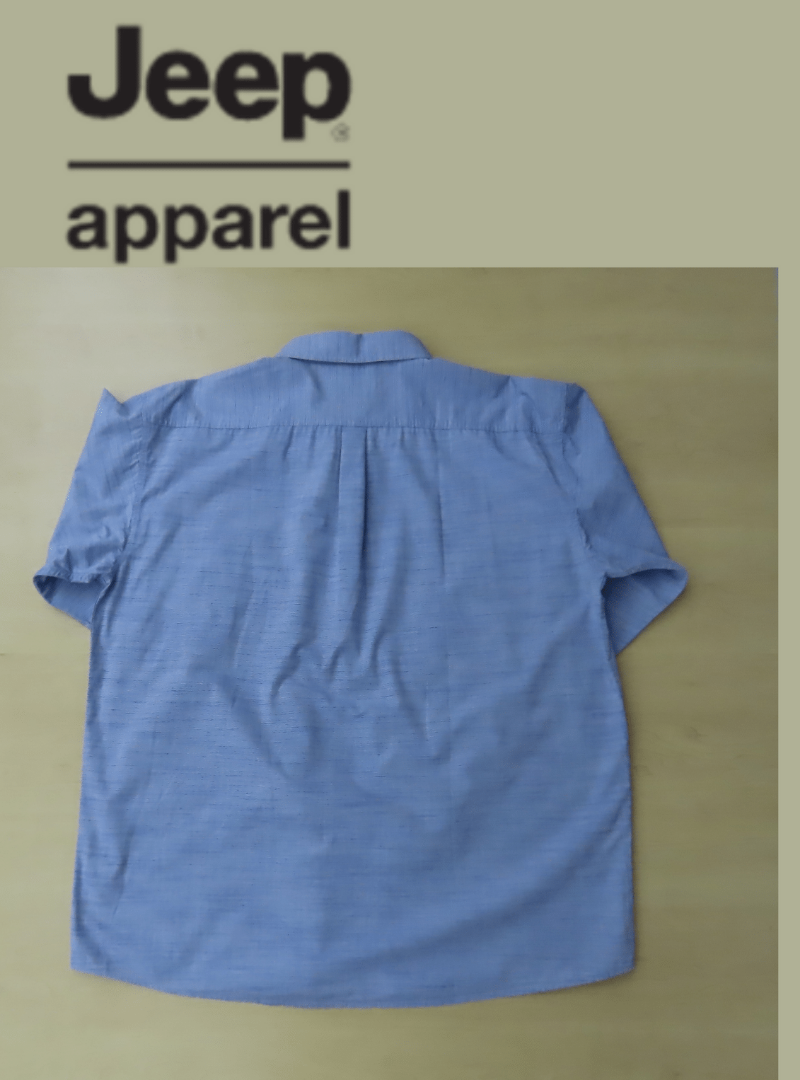 L/S Stripe Cotton Shirt - Blue 