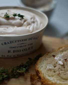 Bread with homemade vegan butter