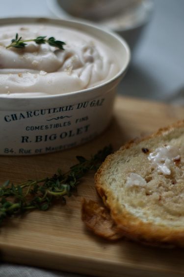 Bread with homemade vegan butter