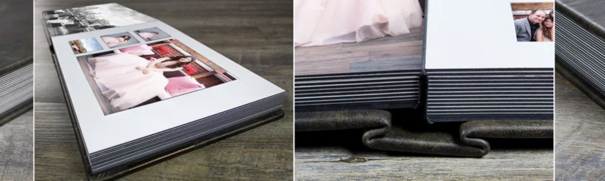 Mitzvah album design and spreads