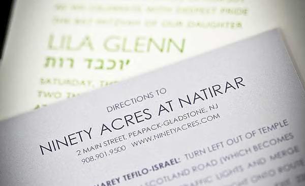 Ninety Acres Natirar Bat Mitzvah