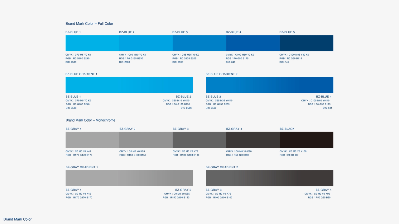 ブルーゾーンホールディングス C.I.設計