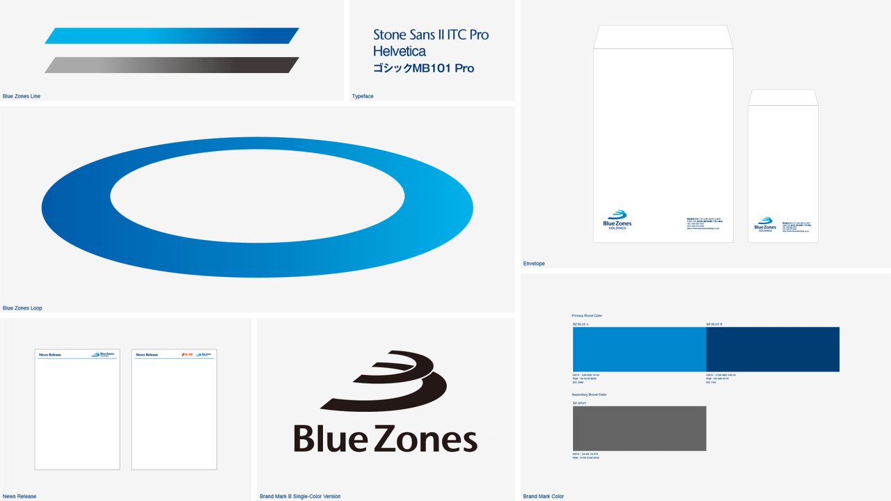 ブルーゾーンホールディングス C.I.設計