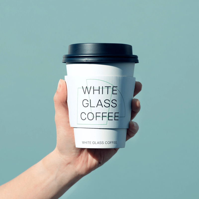 WHITE GLASS COFFEE