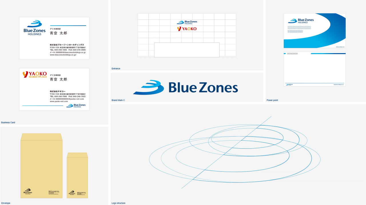 ブルーゾーンホールディングス C.I.設計