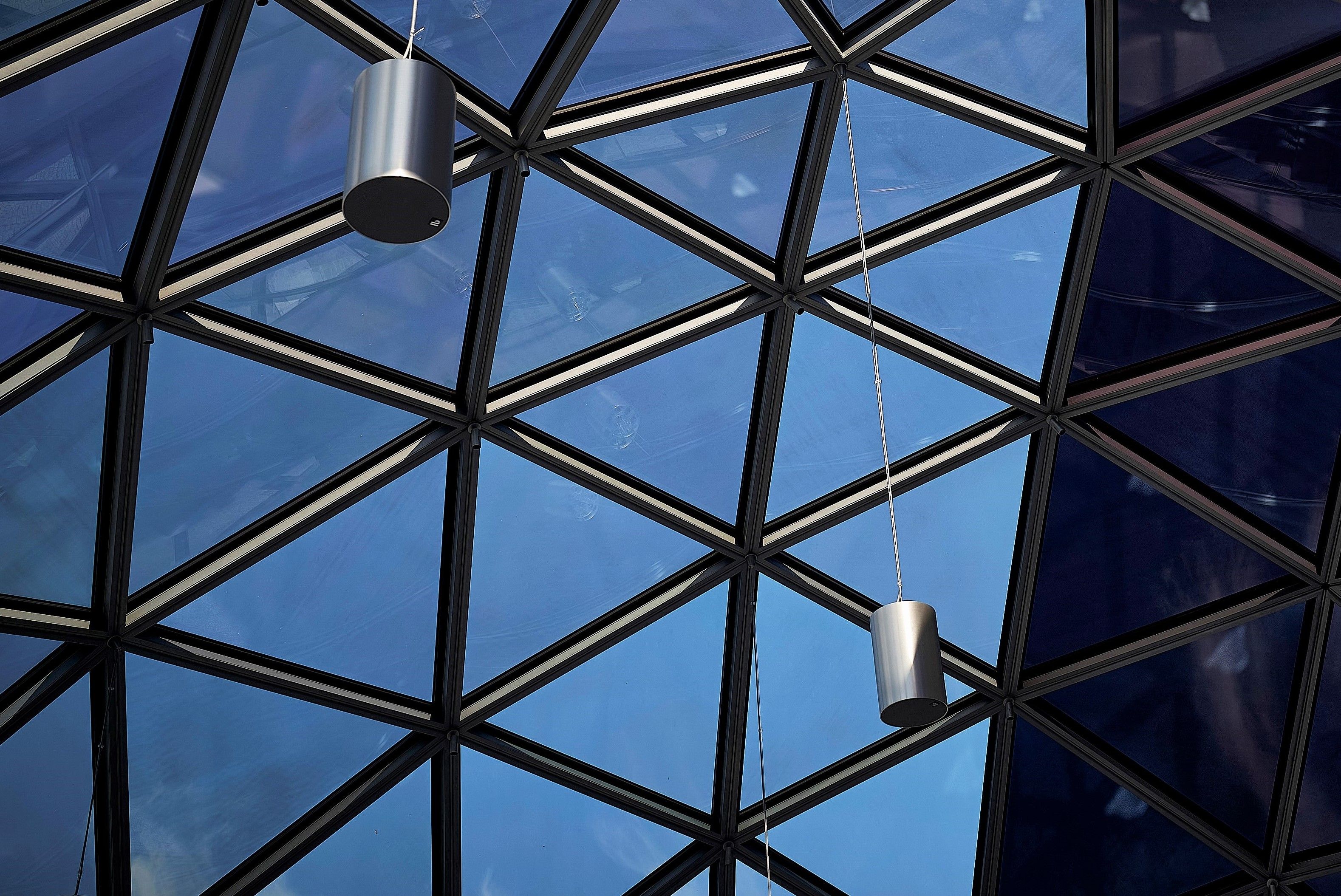 Niemeyer Sphere glazing roof