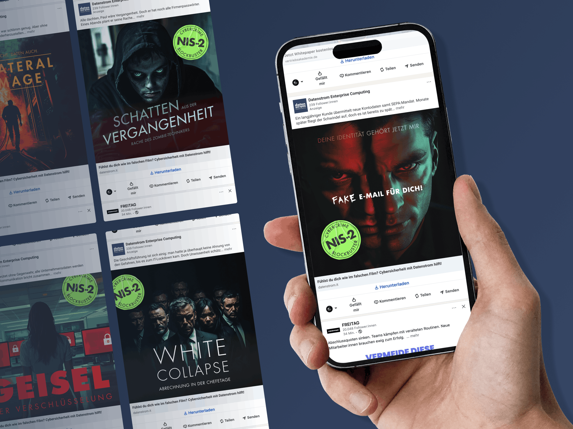 Vorschaubild Werbemittel auf LinkedIn Mobile