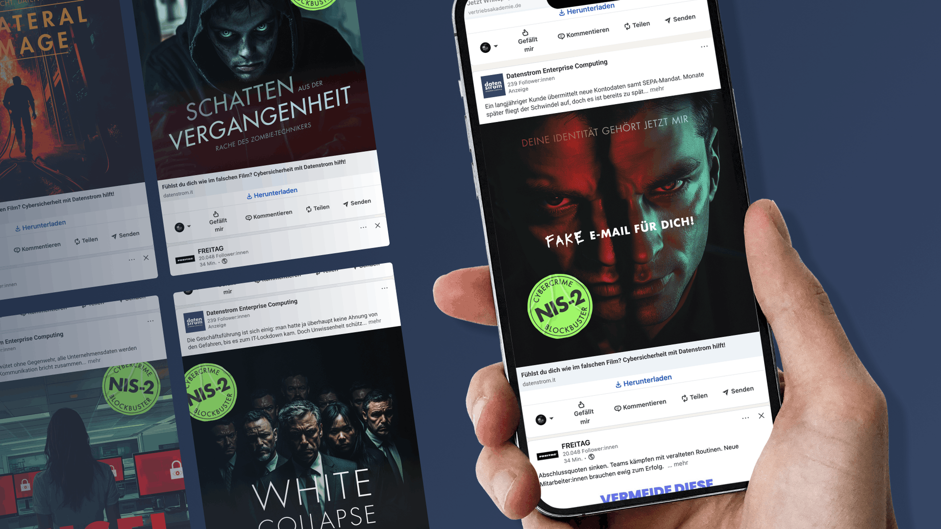 Vorschaubild Werbemittel auf LinkedIn Mobile