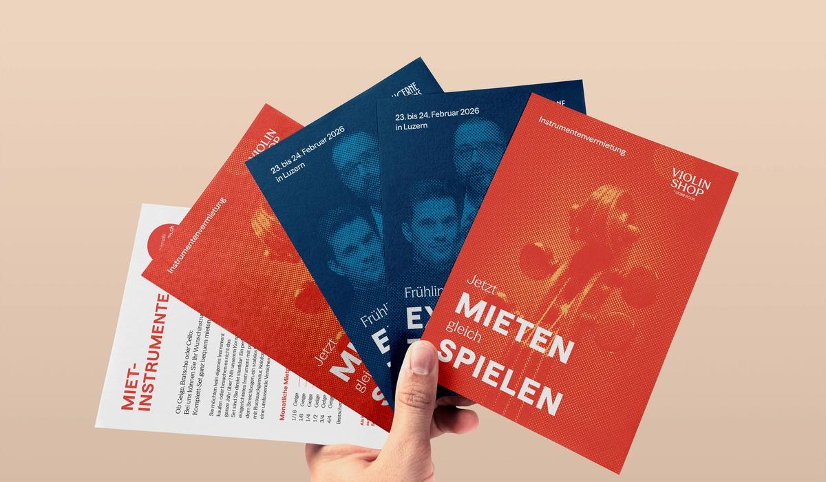 Postkarten für Lucerne Violins