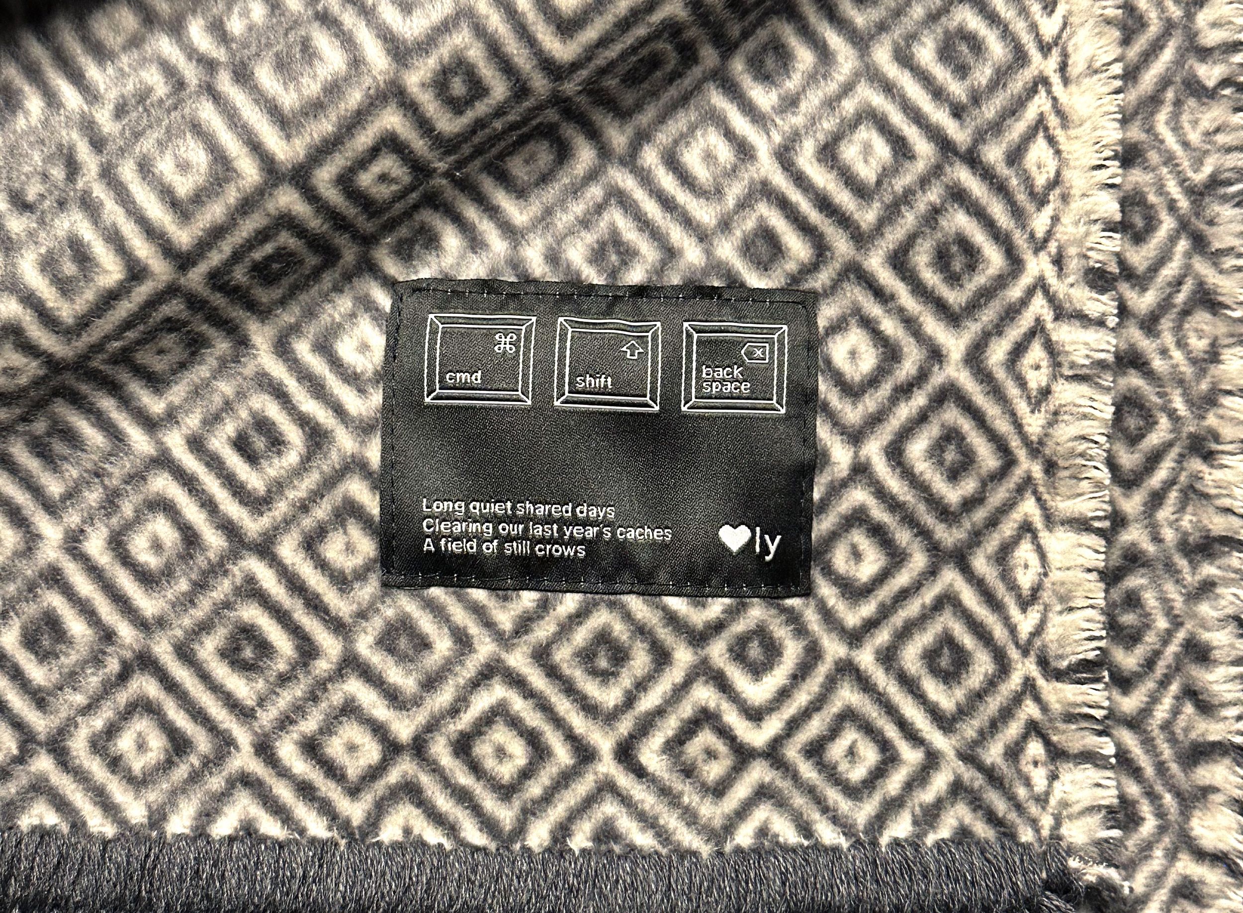 Lovely Decke mit Olivers Haiku