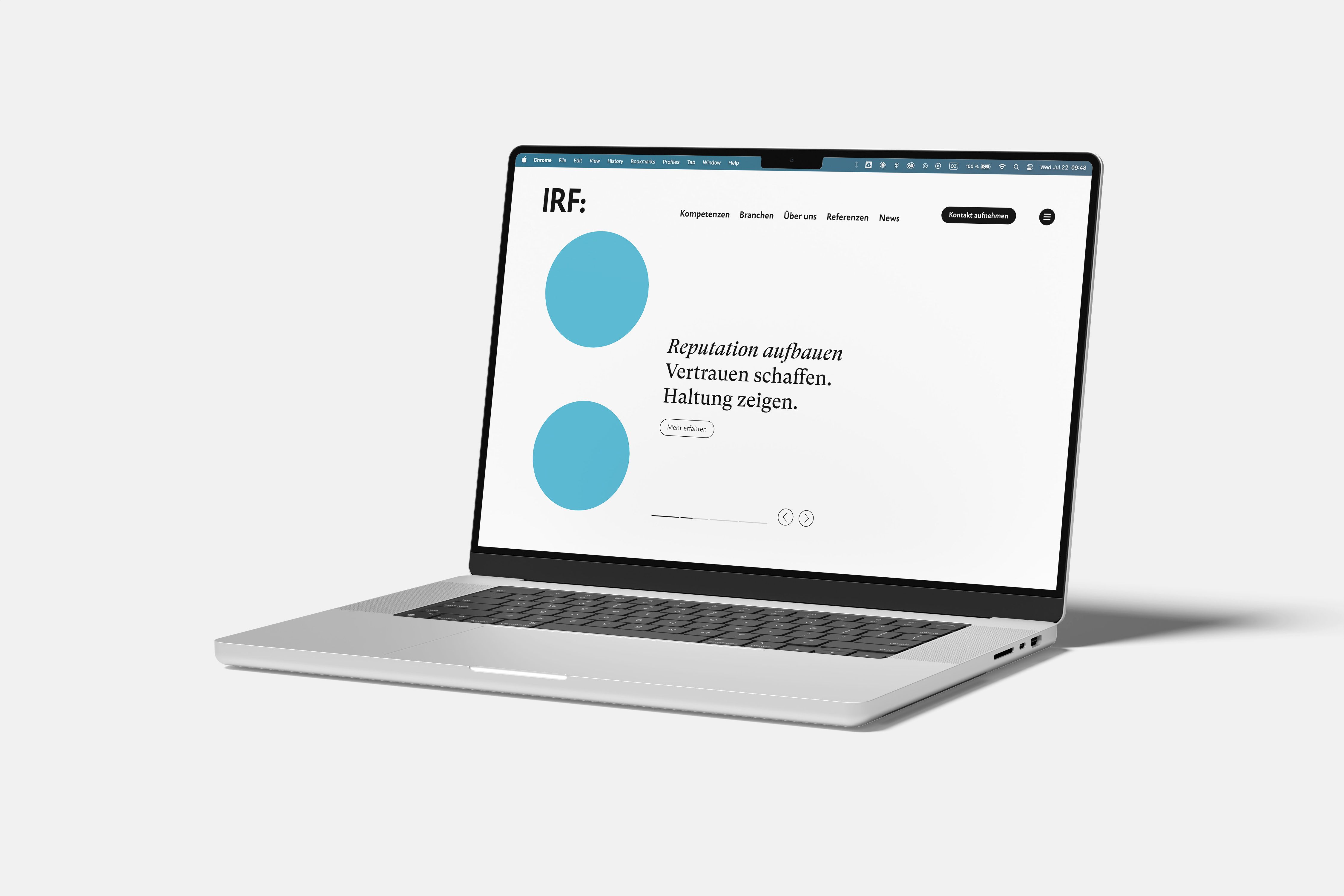 Vorschaubild IRF Website