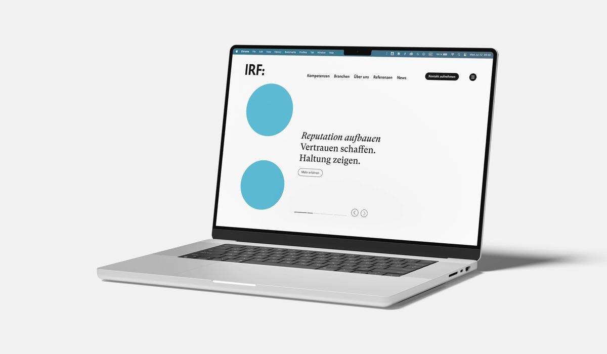 Vorschaubild IRF Website