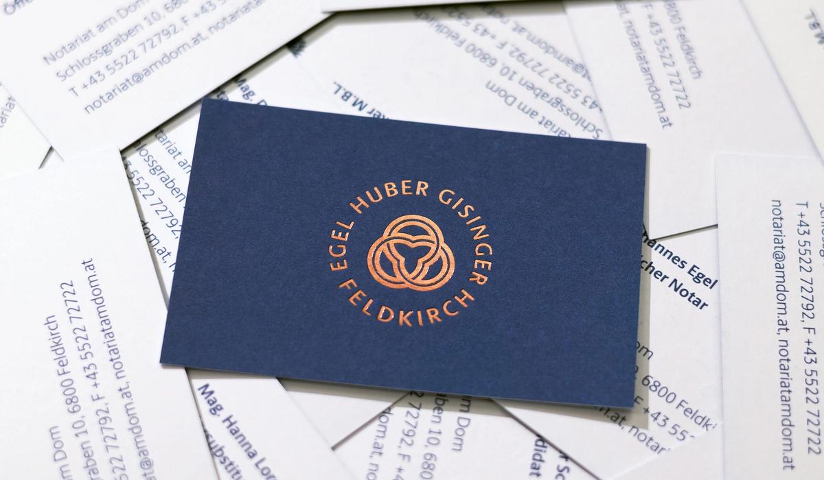Notariat am Dom Feldkirch – Visitenkarte
