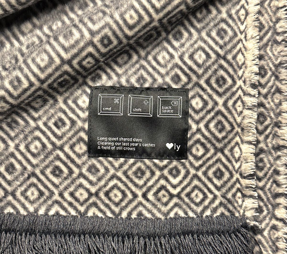 Lovely Decke mit Haiku