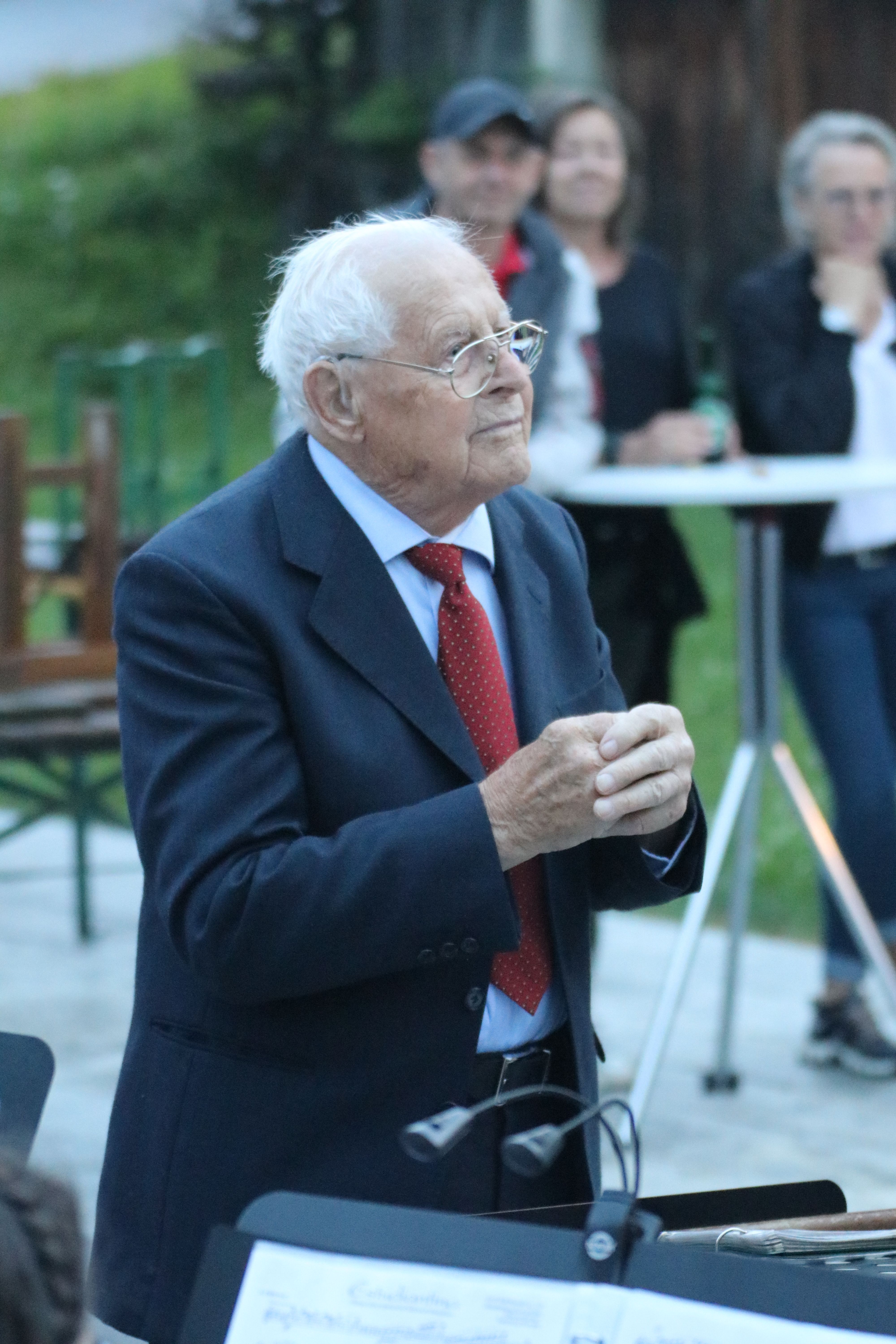 Gründungsmitgl. Franz Hanser dirigiert 24.7.