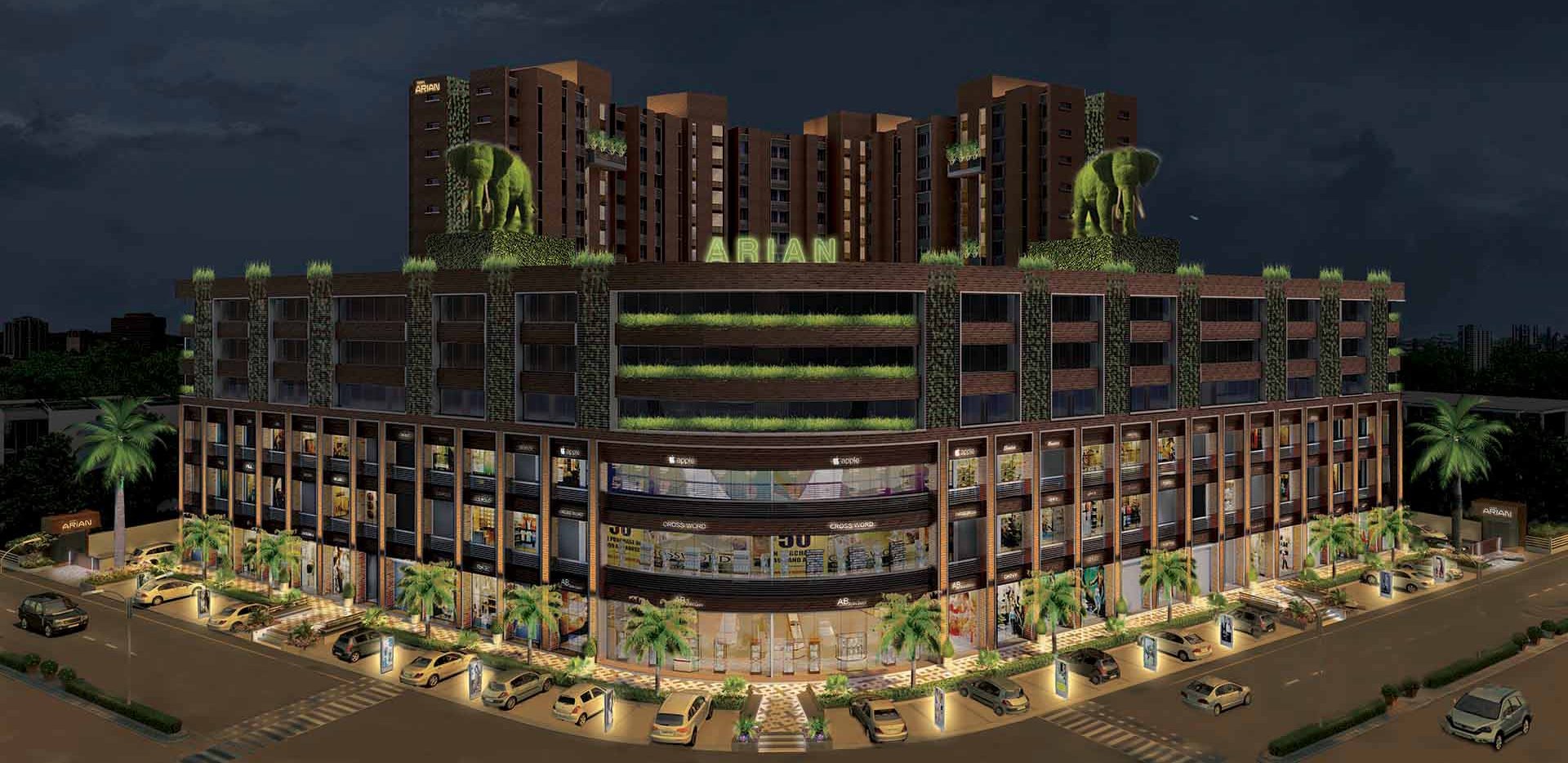 A Green and Luminous Haven for an Inspired Commercial Center in Ahmedabad, India