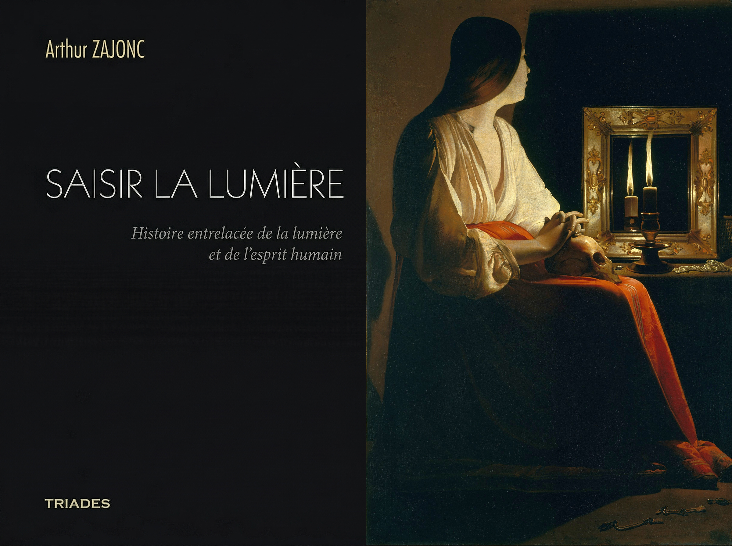 Cover of Saisir la lumiere by Arthur Zajonc, featured in an Atelier dada article by Marie-Ikram Bouhlel, 2026