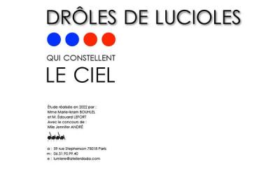 « Drôles de lucioles » — Une œuvre aérienne lumineuse pour Paris