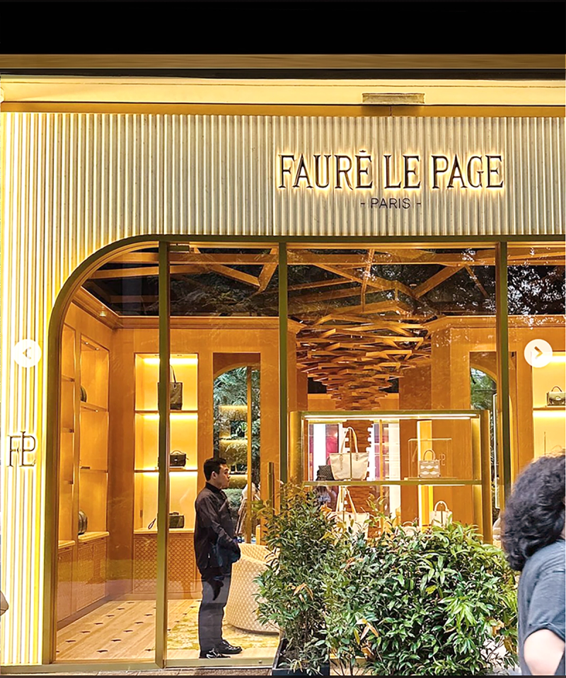 Inauguration — boutique Fauré Le Page à Manille