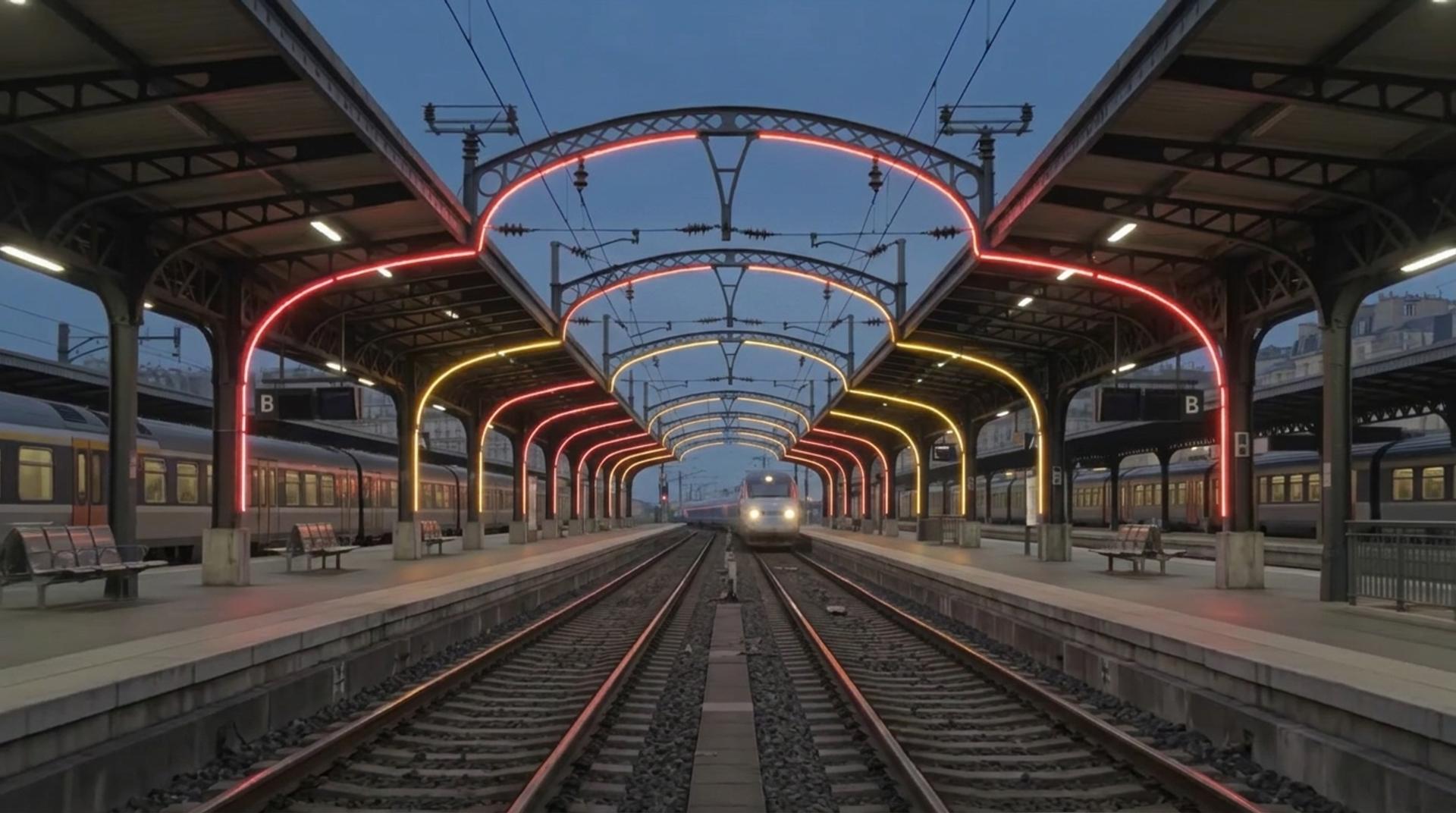 Once Upon a Time in Paris — Les arceaux des voies de la Gare de l’Est
