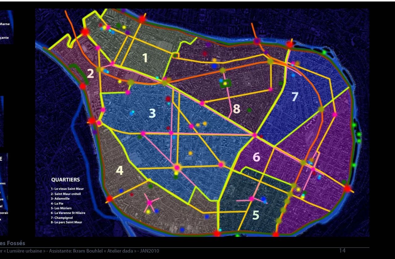 Saint-Maur-des-Fossés - Étude d’urbanisme lumière – vision prospective par l'Atelier dada