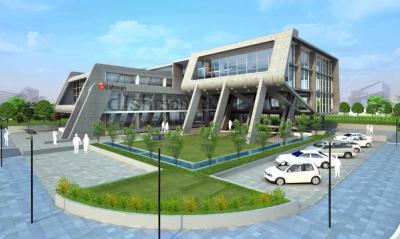 Entrée en portfolio — Dishman Headquarters, siège institutionnel, Ahmedabad, Inde