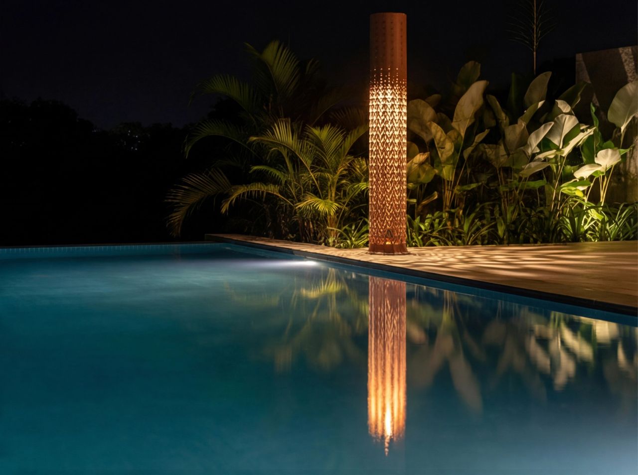 A Vision of Radiant Elegance with Infinity-Themed Custom Lighting Design