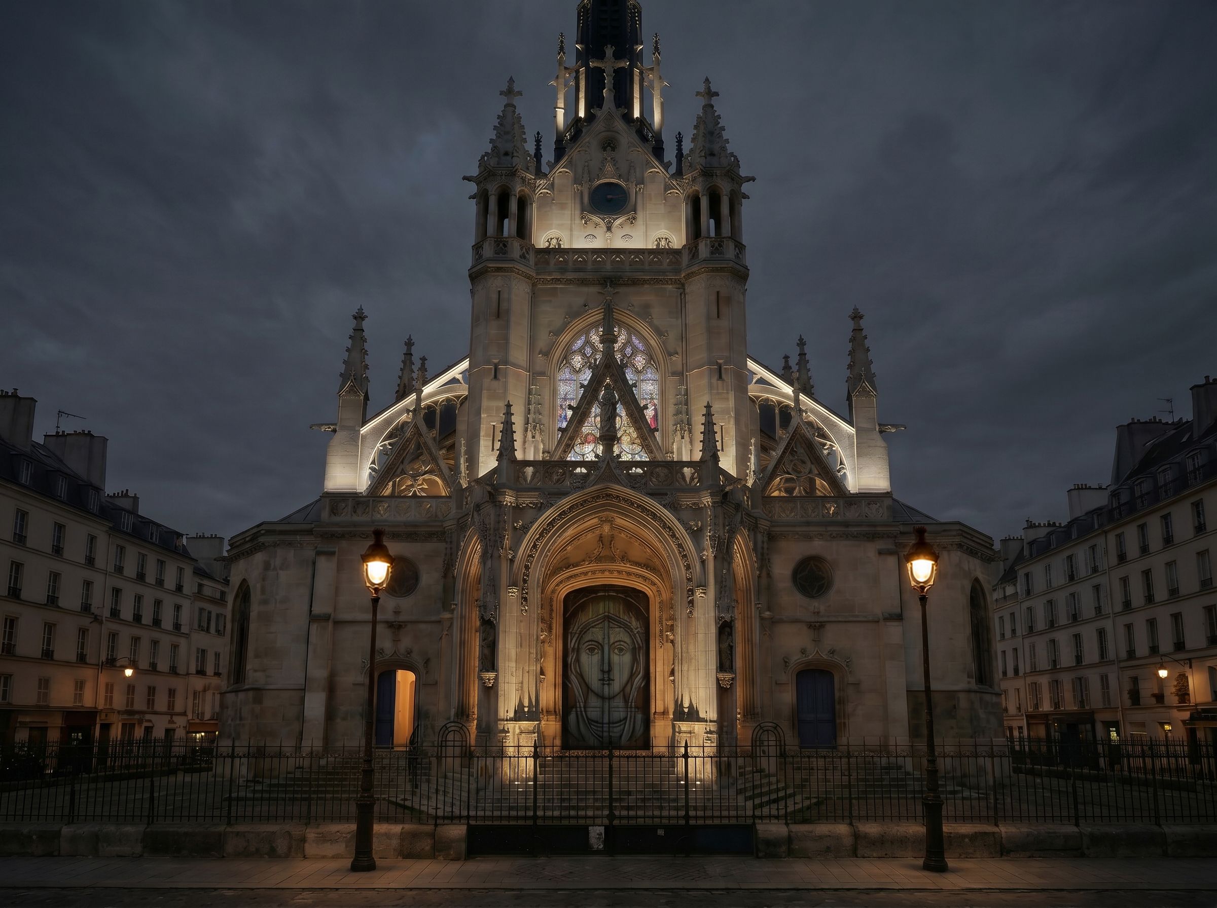 Une lumière au seuil de la Goutte d’Or — St-Bernard-de-la-Chapelle